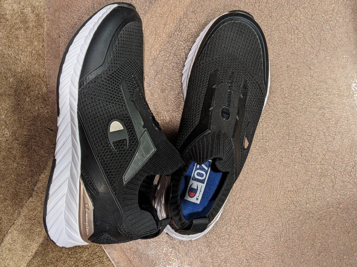 Size 7 Champion Black Slip-on Sneakers - photo 2