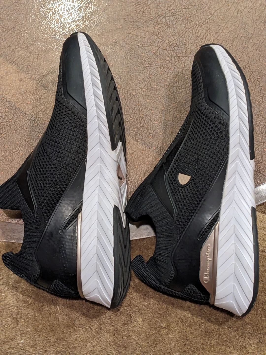 Size 7 Champion Black Slip-on Sneakers - photo 4