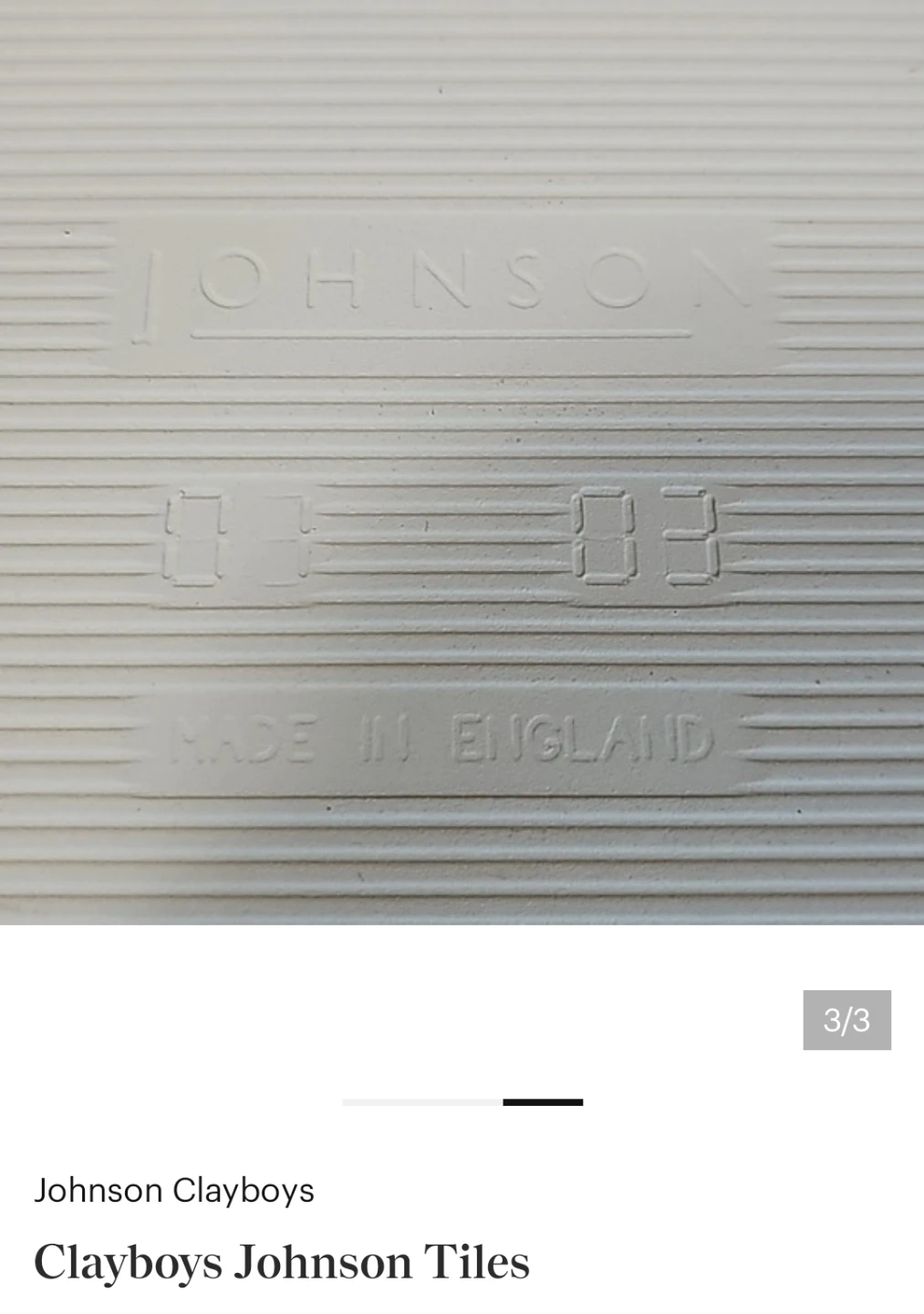 Johnson Clayboys "Men Without Pants" Tile - photo 3
