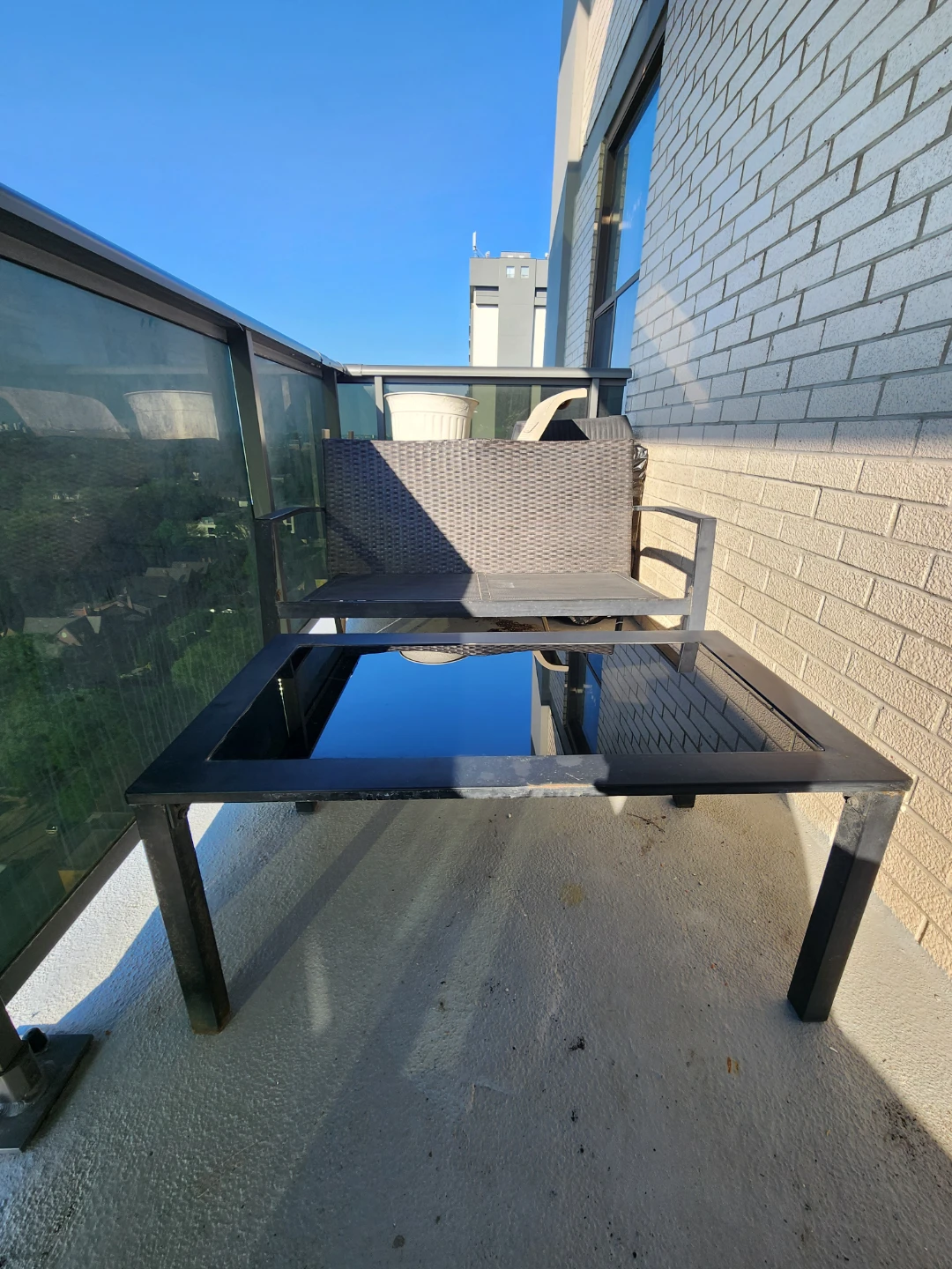 Outdoor Patio Furniture Set - Bench, 2 Chairs, and Table - photo 2