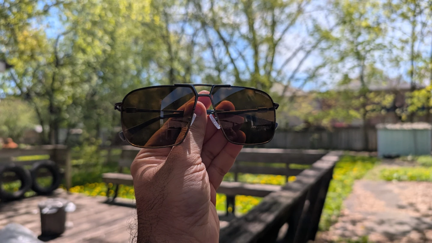 Armani Exchange Polarized Aviator Sunglasses (Originally $226)