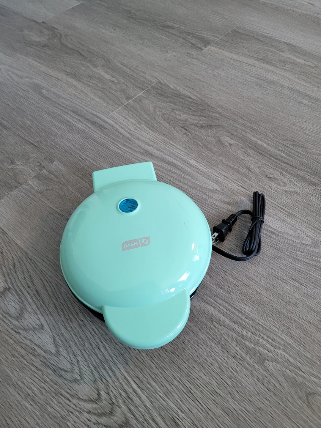 Dash Express Mini Compact Electric Donut Maker - Aqua - photo 4
