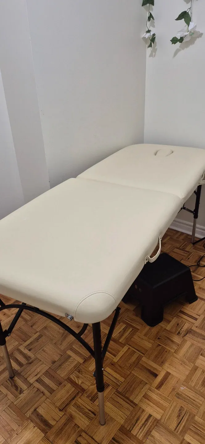 Cream Massage Table