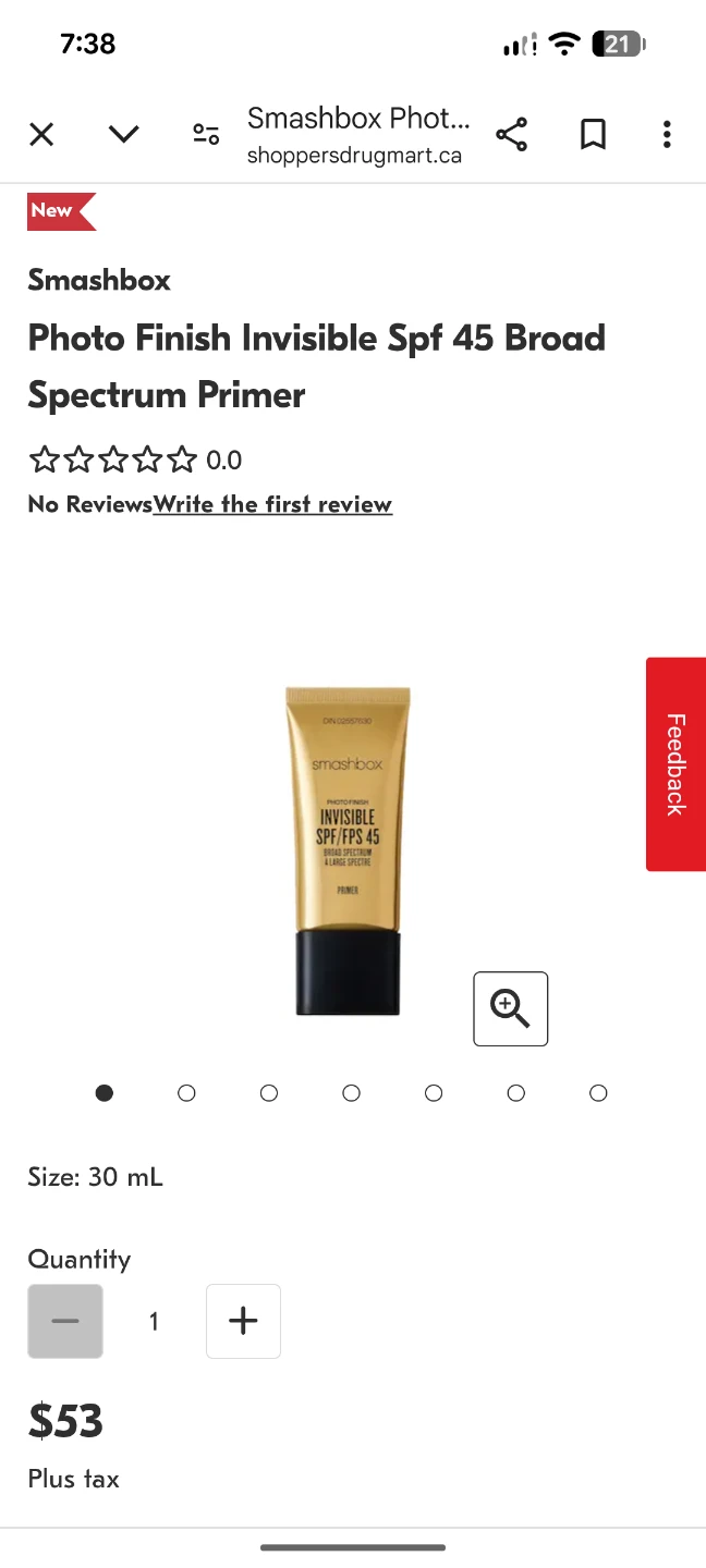 Smashbox Photo Finish Invisible SPF 45 Primer - photo 4
