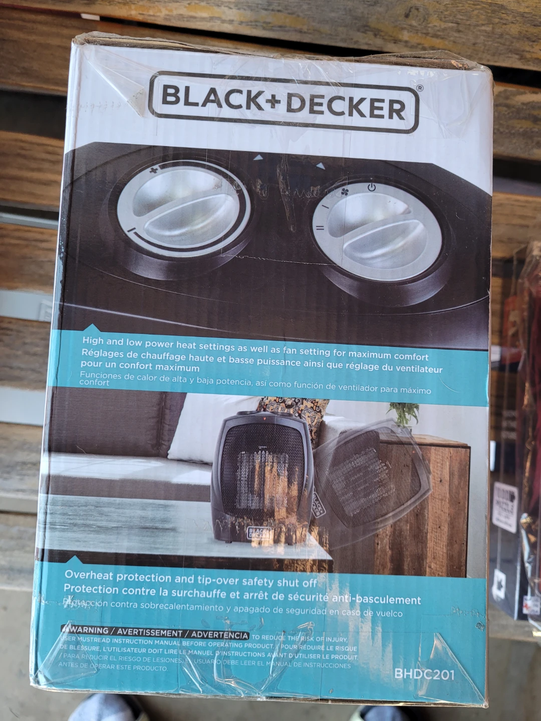 Black+Decker Compact Heater BHD201 - photo 3