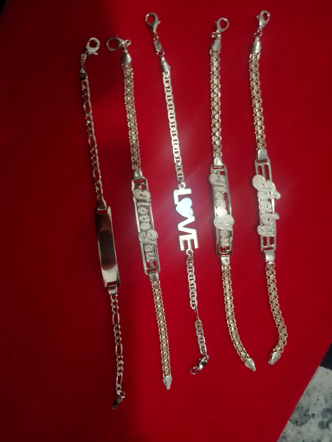 Lot of 5 Goldfilled Plated  Bracelets - photo 3