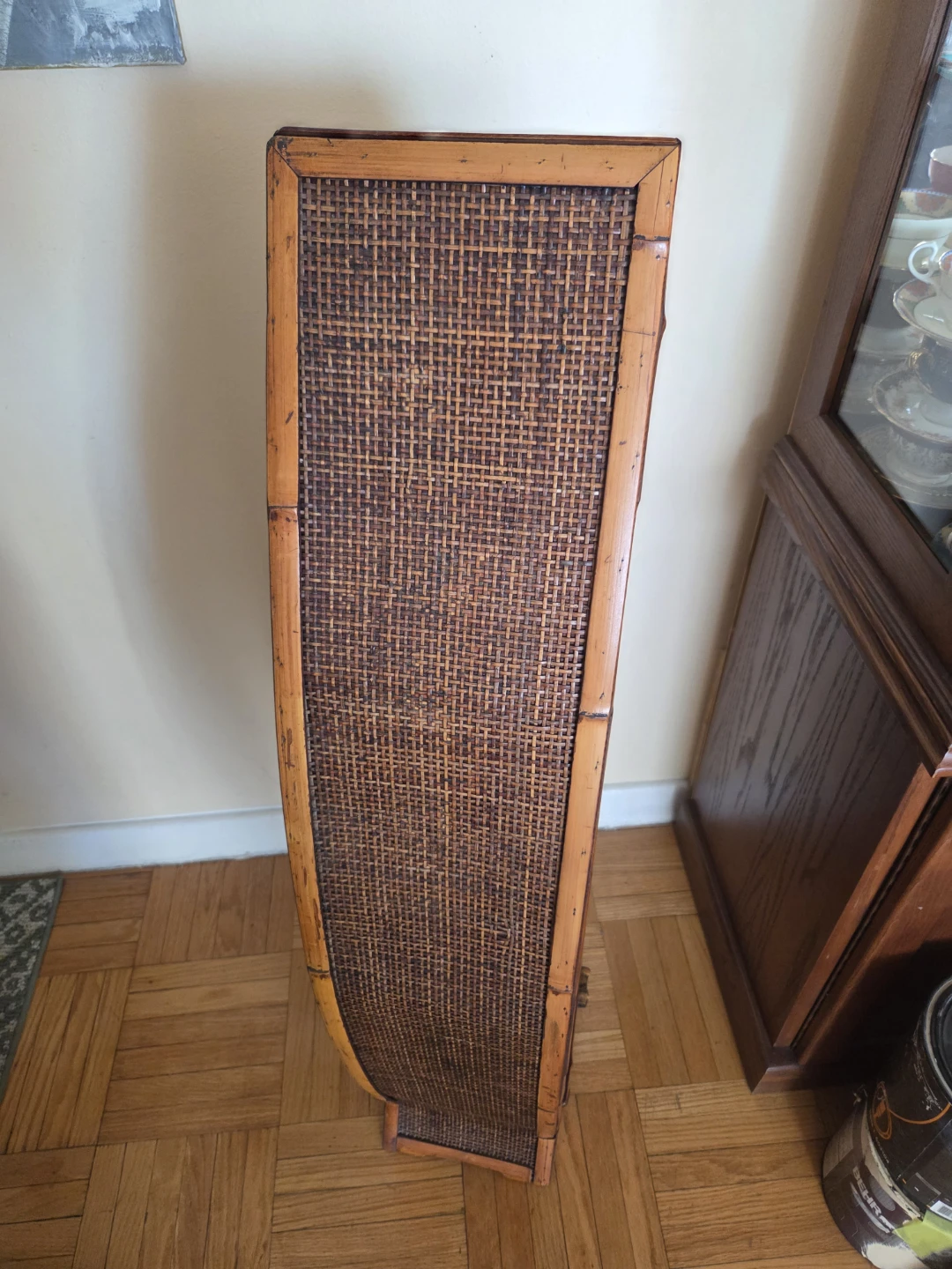 Canoe Shaped Bamboo Shelf Unit - photo 3