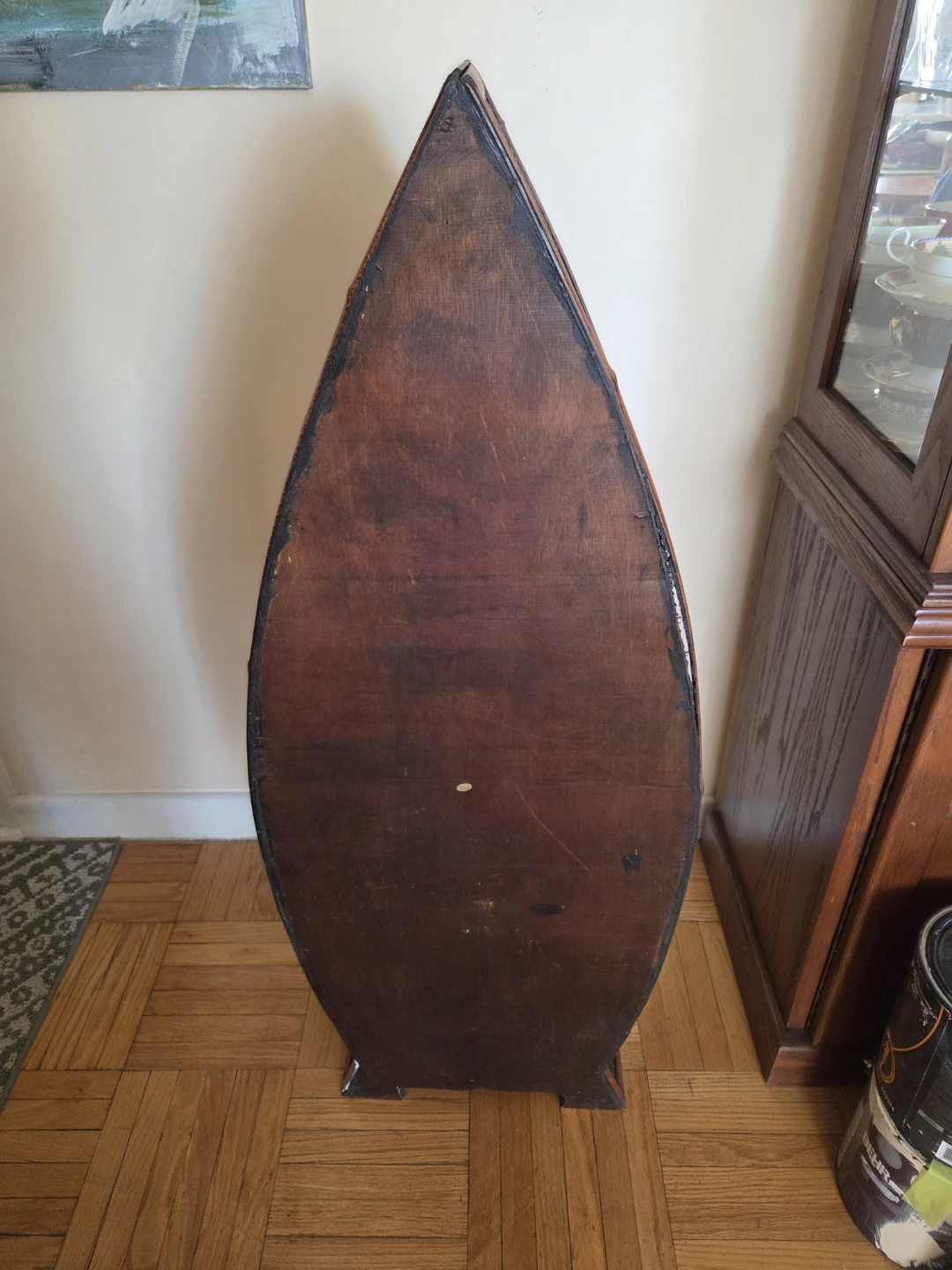 Canoe Shaped Bamboo Shelf Unit - photo 4