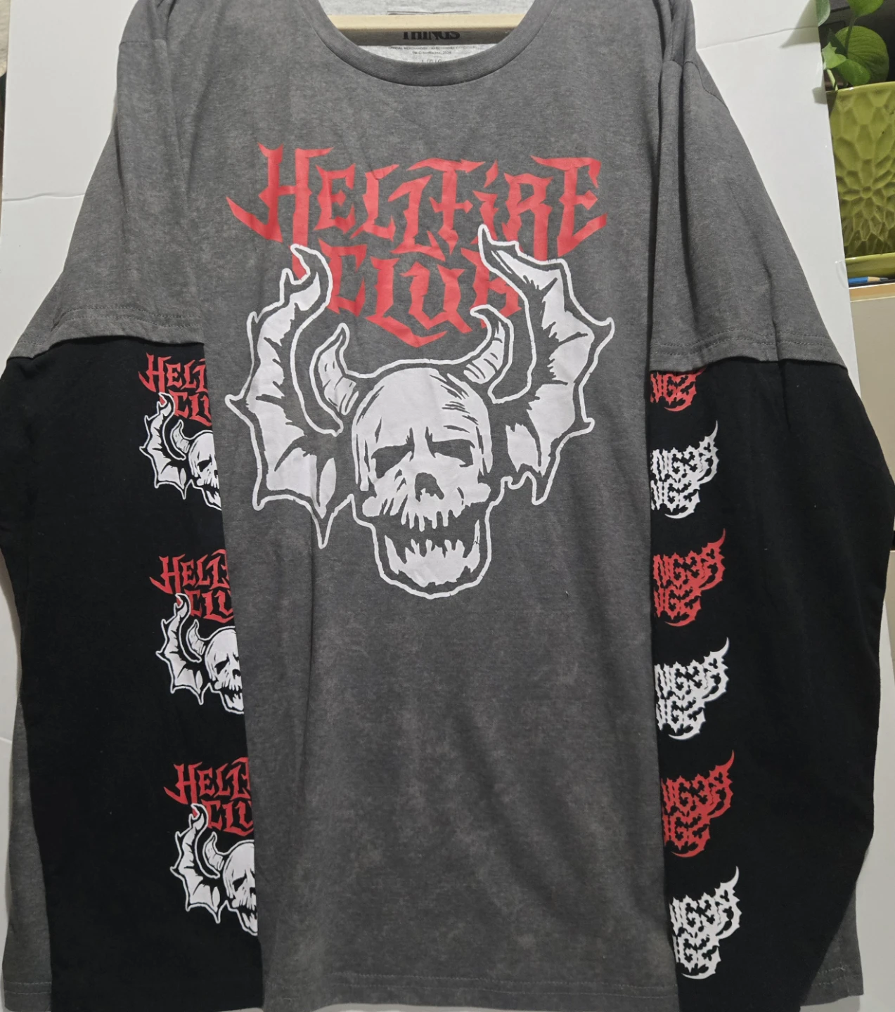Stranger Things Hellfire Club Long Sleeve Shirt