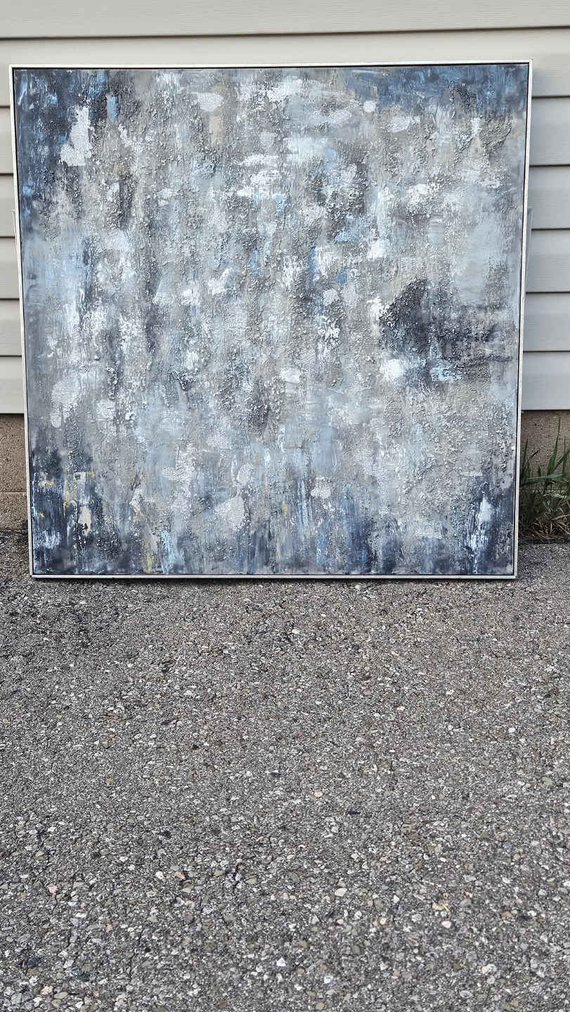 Textured Abstract Wall Art Painting - photo 2