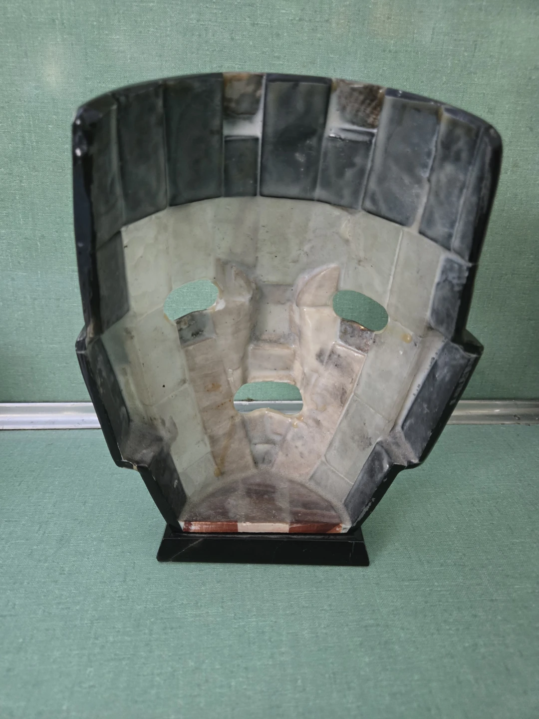 Vintage Abalone Shell Aztec/Mayan Mask - photo 2