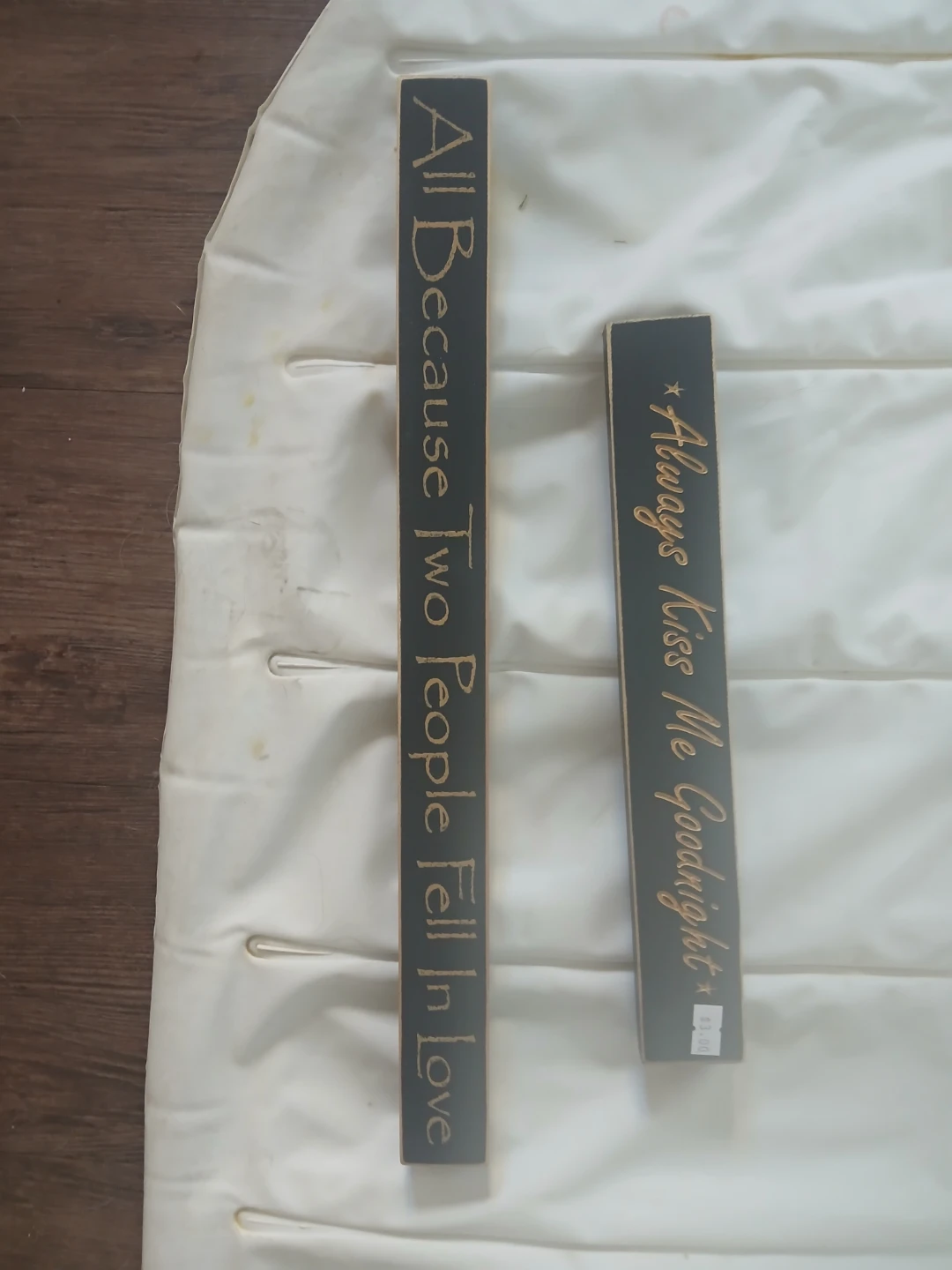 Set of 2 Wooden Inspirational Signs - photo 2