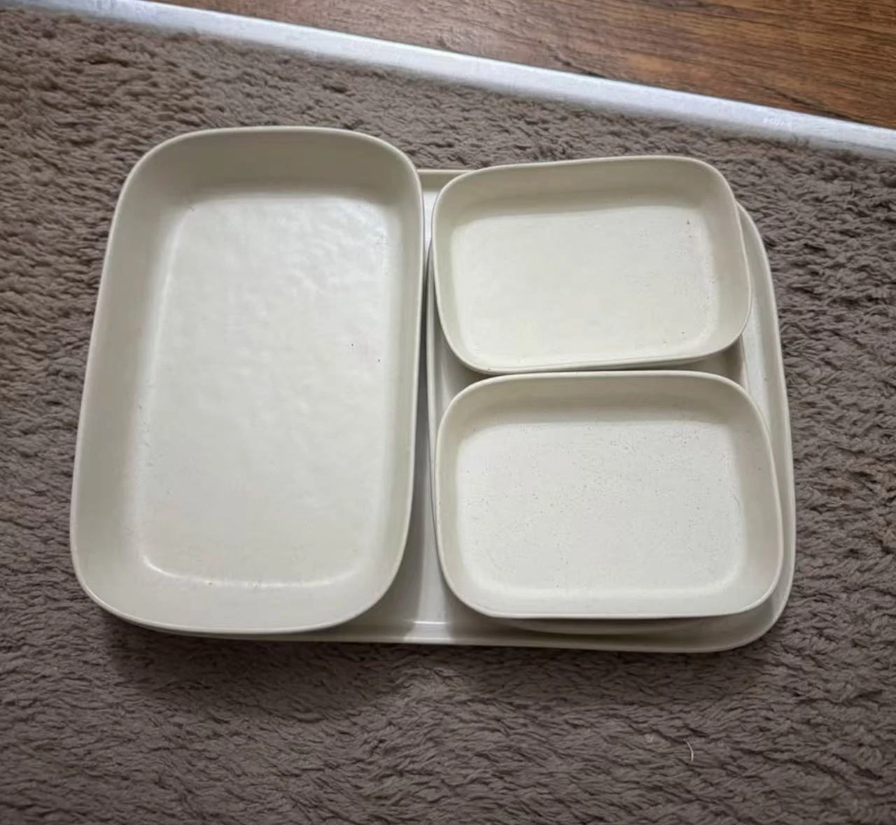 PC 5-piece serving plate set