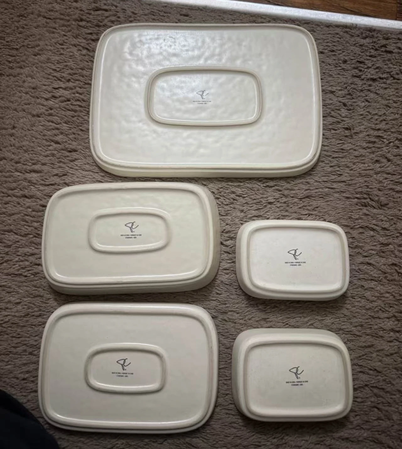 PC 5-piece serving plate set - photo 4