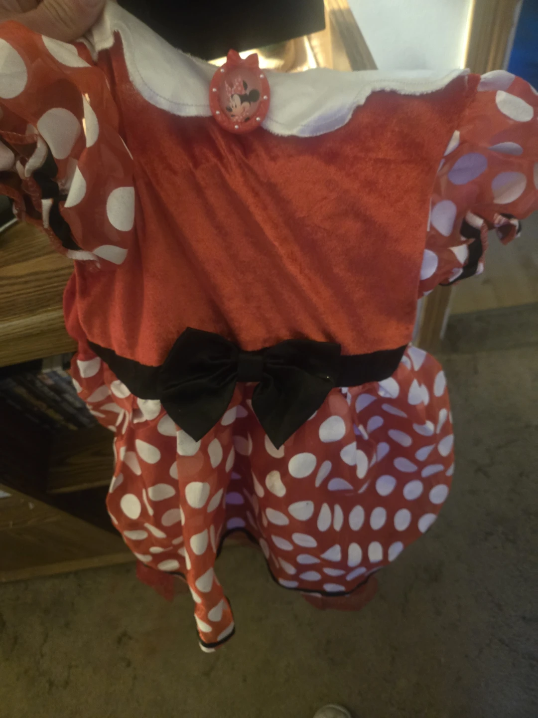 Disney Minnie Mouse Child's Costume Dress & iHome Alarm Clock - photo 3