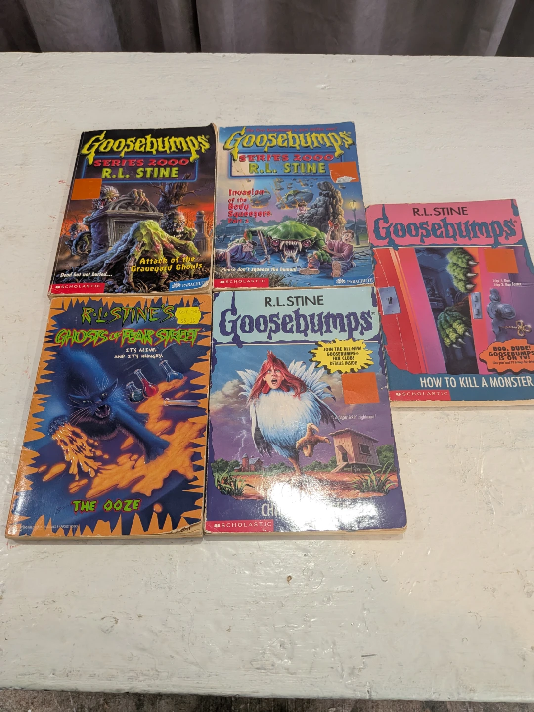 Collection of 5 Goosebumps R.L. Stine Books