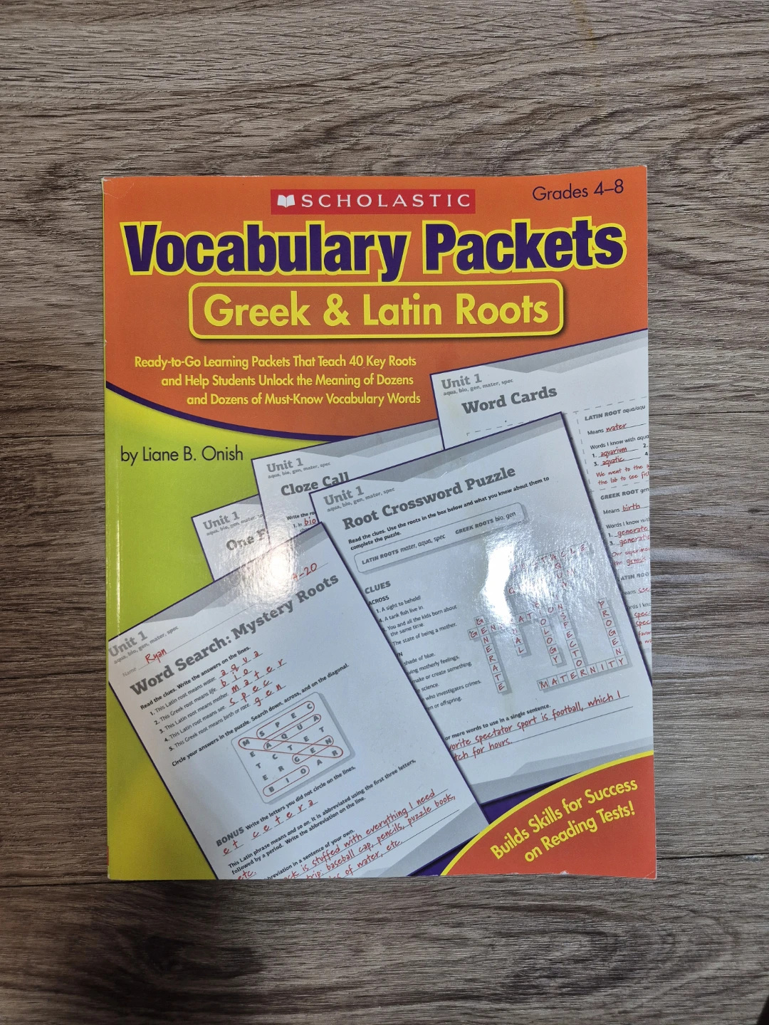 New Scholastic Vocabulary Packets: Greek & Latin Roots