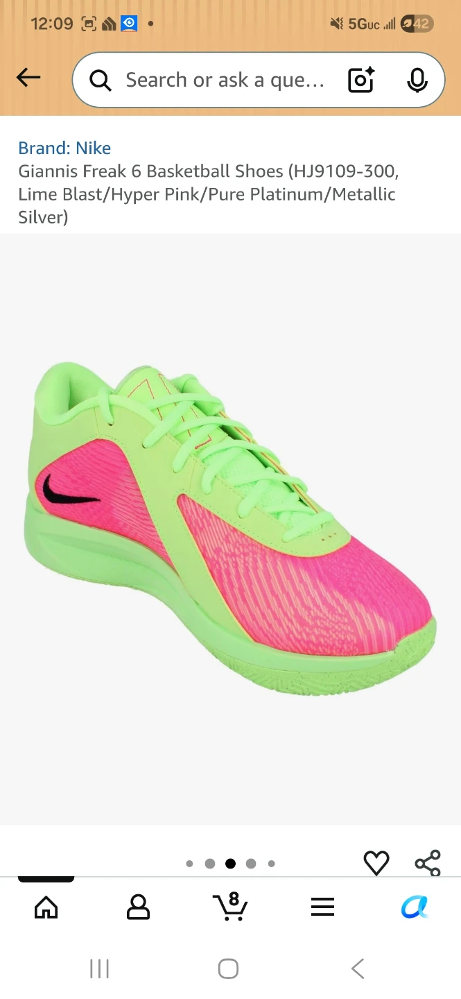 Nike Giannis Freak 6 Basketball Shoes Hyper Pink Size 9.5 - photo 3