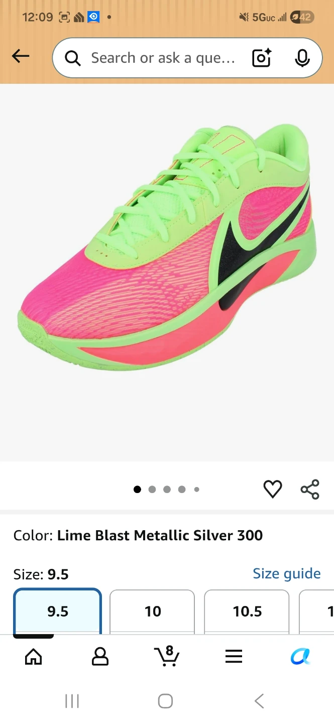 Nike Giannis Freak 6 Basketball Shoes Hyper Pink Size 9.5 - photo 4
