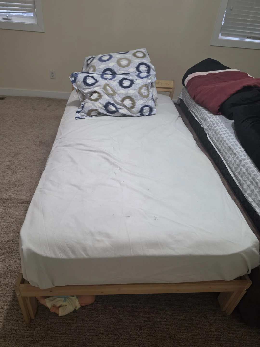 Toddler  Bed Frame with Mattress