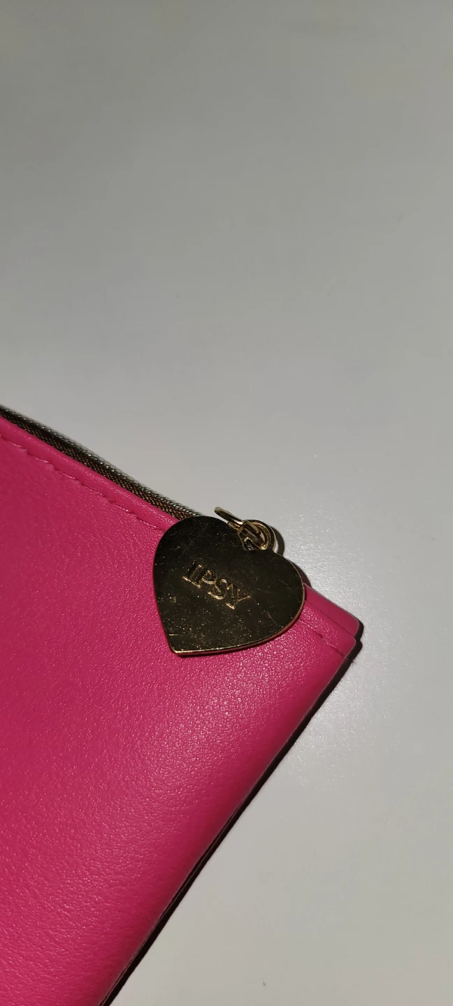 IPSY Pink Makeup Bag with "Self-Love is the Best Love" Slogan - photo 3