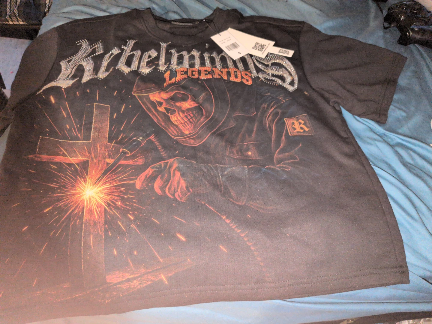 Rebel Minds Legends Skull Graphic T-Shirt - photo 2