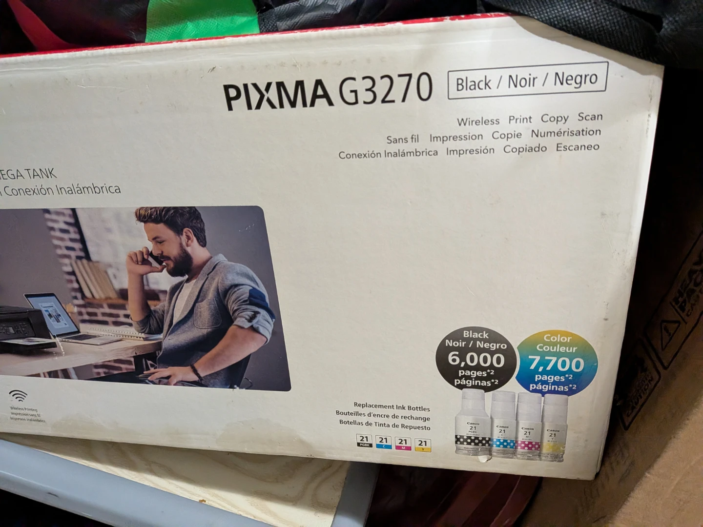 Canon PIXMA G3270 Wireless All-in-One Mega Tank Printer