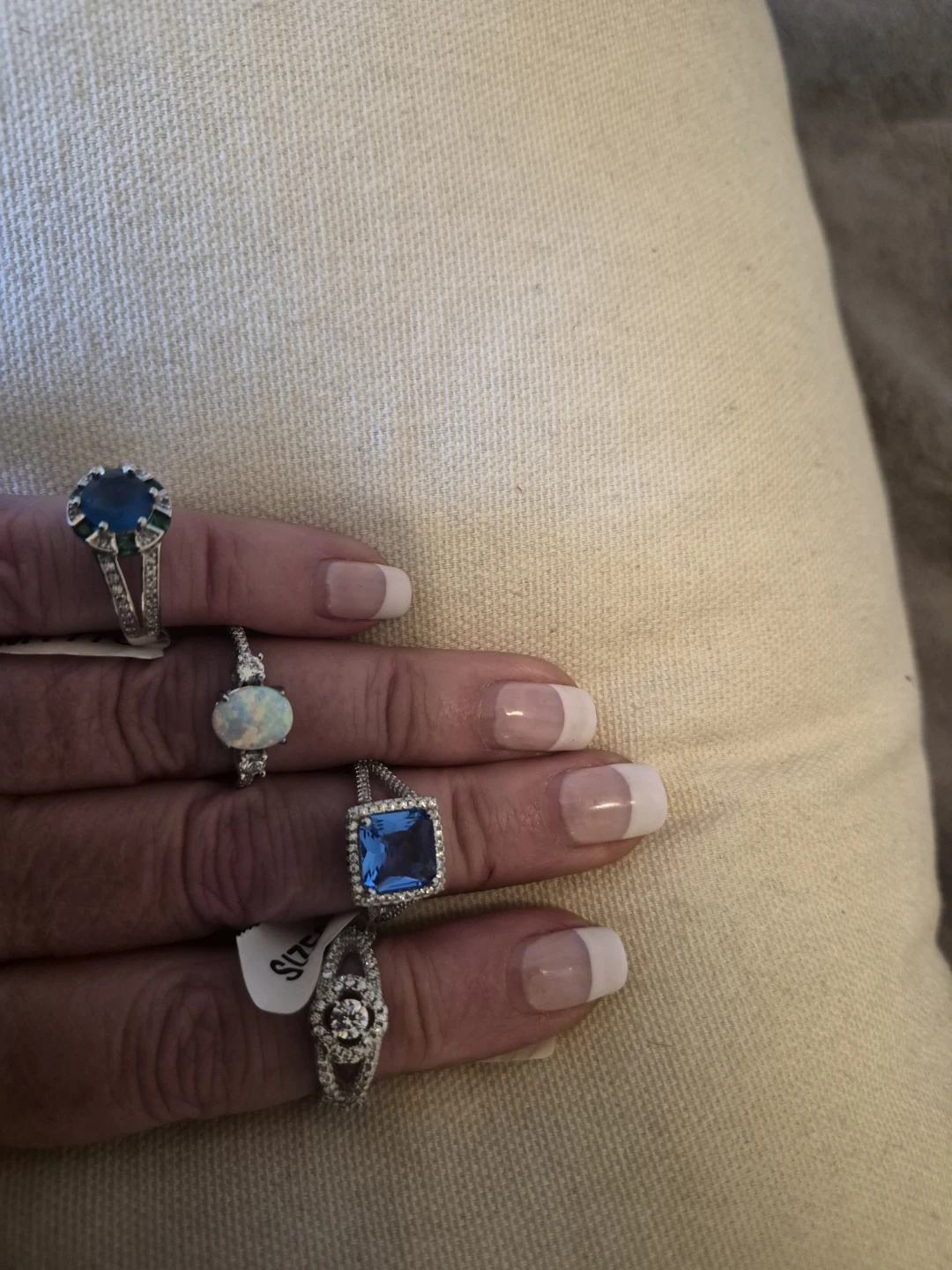 Charmed Aroma set of 8 Rings size 6