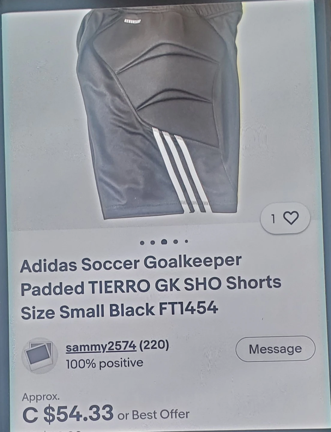 Men's  Adidas  Bike Shorts Size S - photo 2