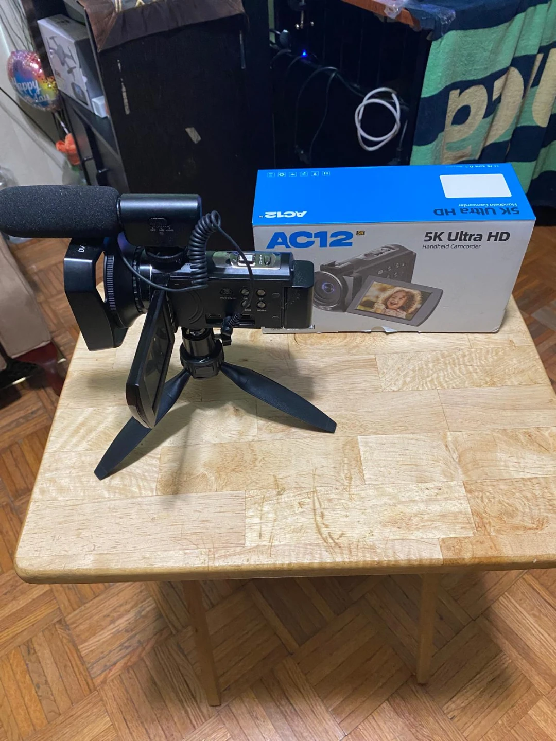 AC12 5K Ultra HD Handheld Camcorder with Microphone - photo 2