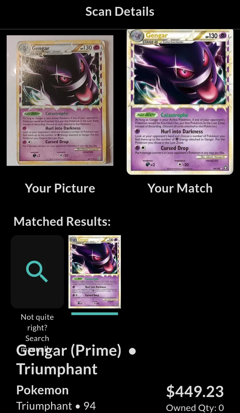 Pokemon Gengar Card - photo 4