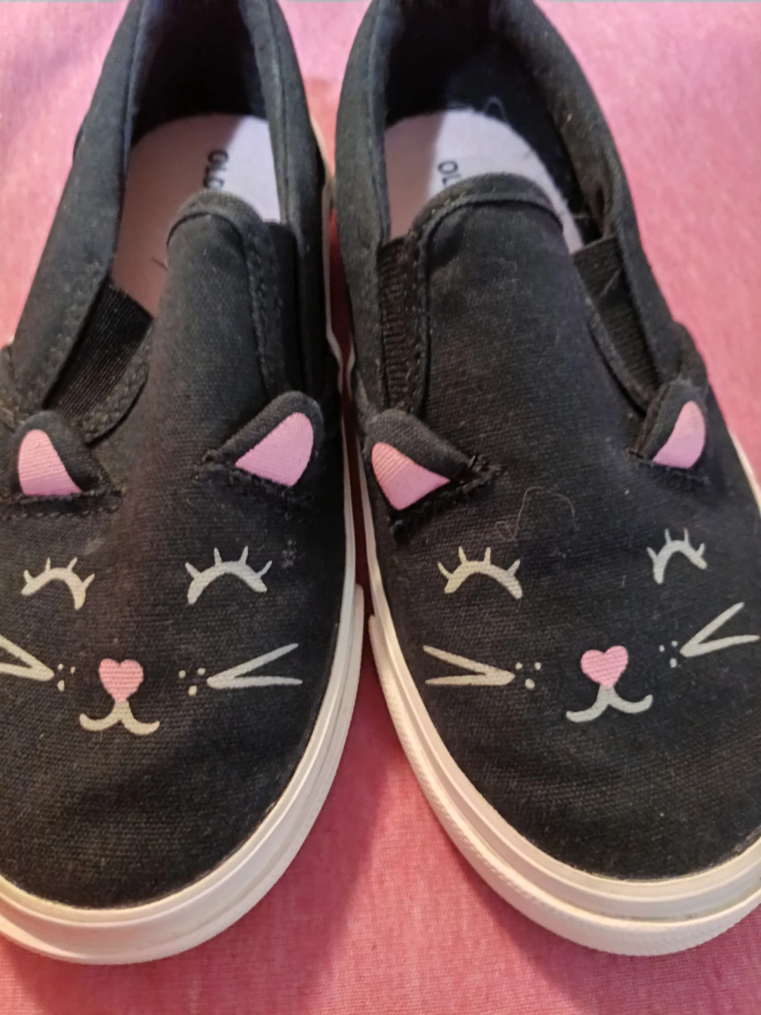 Black cat shoes