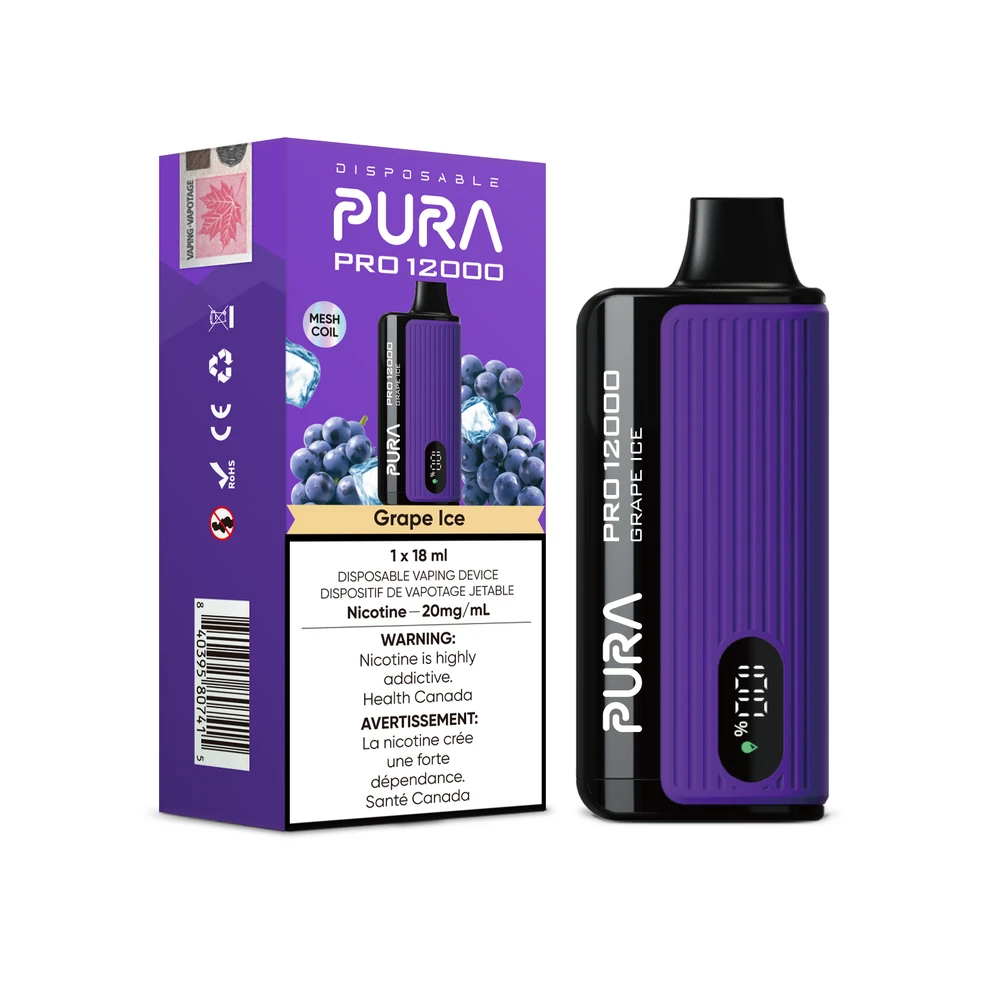 Pura Pro 12000 Vape - Grape Ice - photo 4