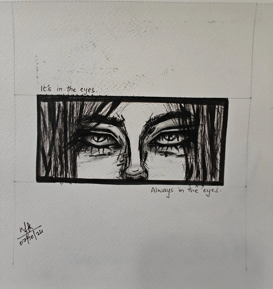 Original Artwork: "It's in the eyes"