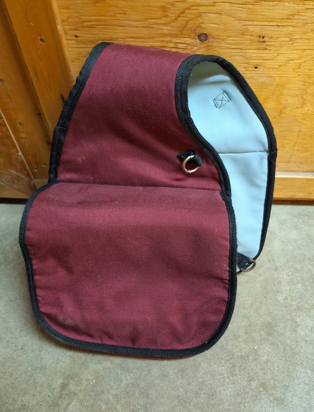 Maroon Saddle Bags (Kit Cat Club rescue)