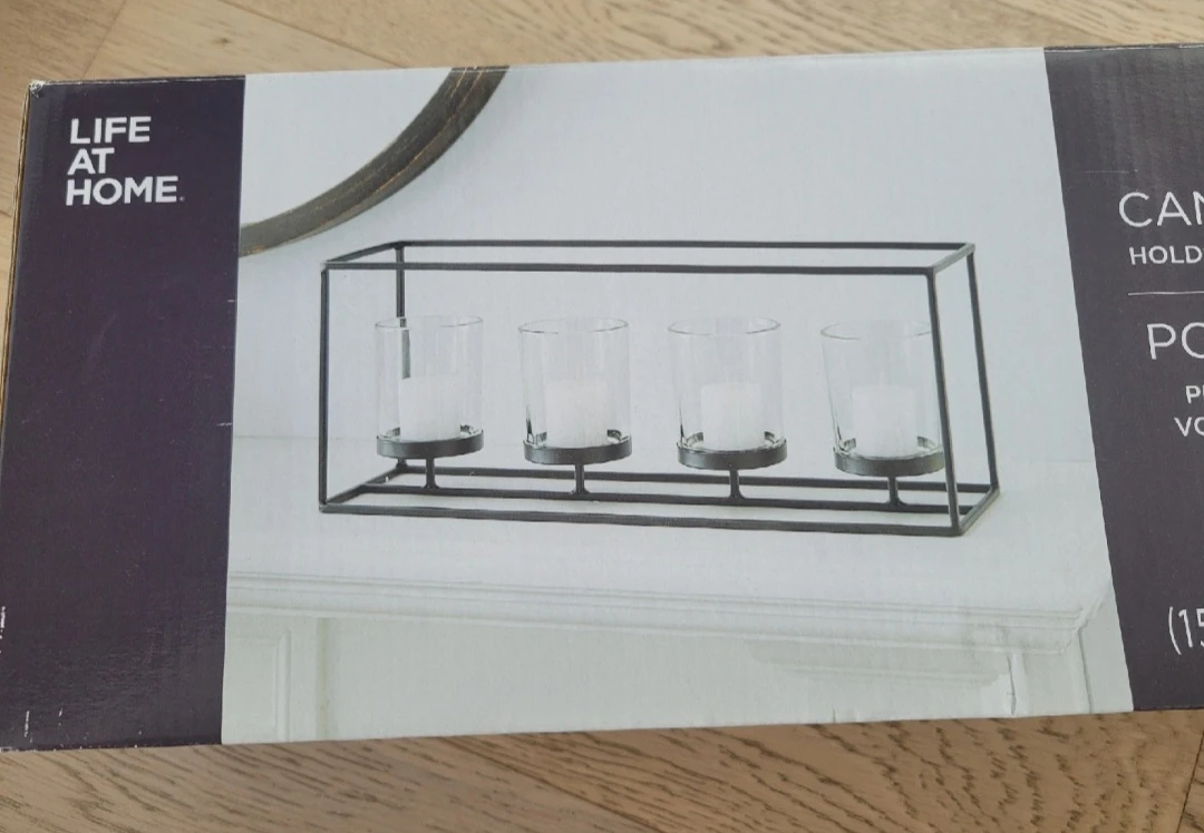 Life at Home Candle Holder for 4 Votives/Tealights