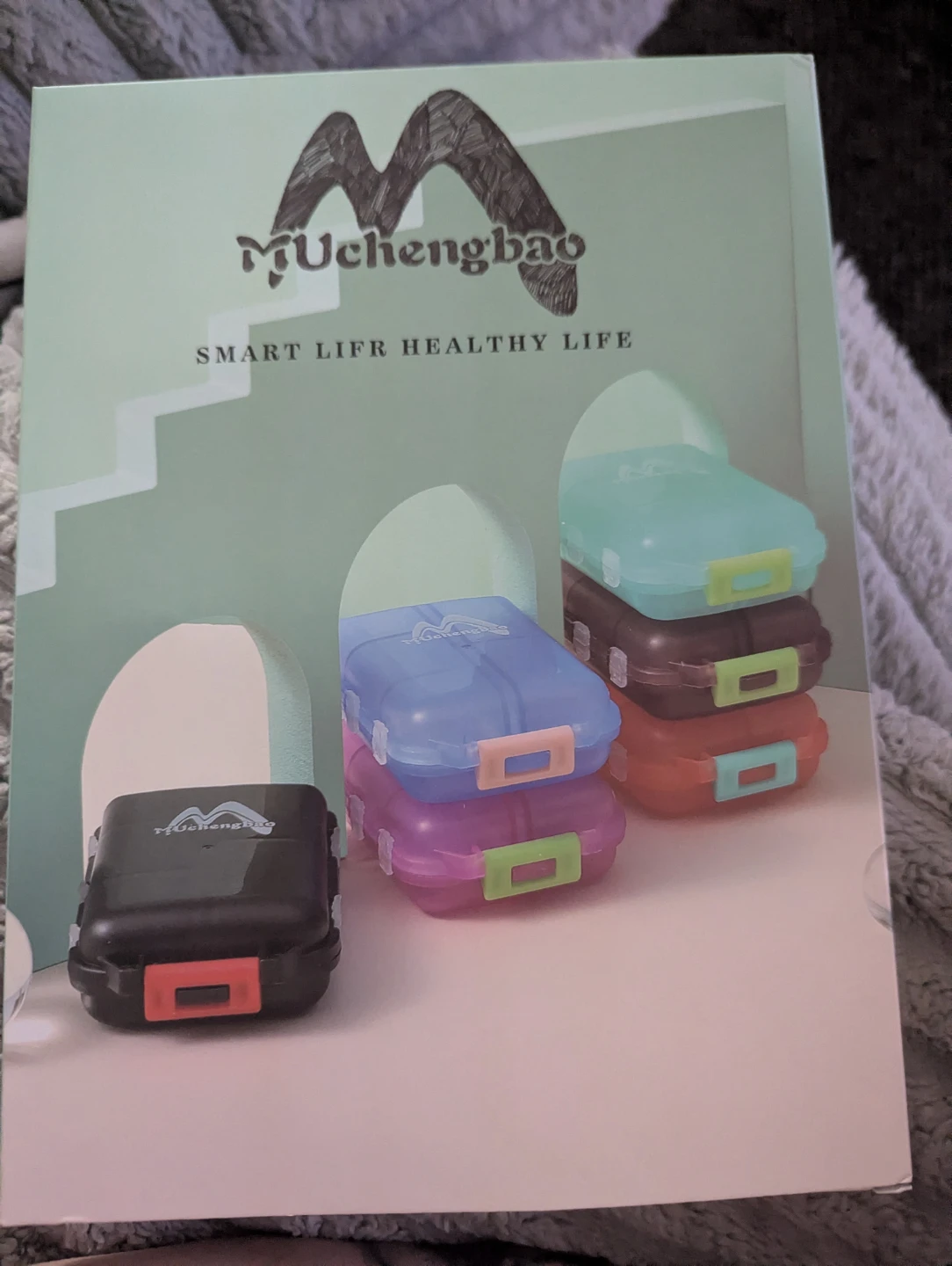 Muchengbao Pill Organizer Containers - 4 Pack