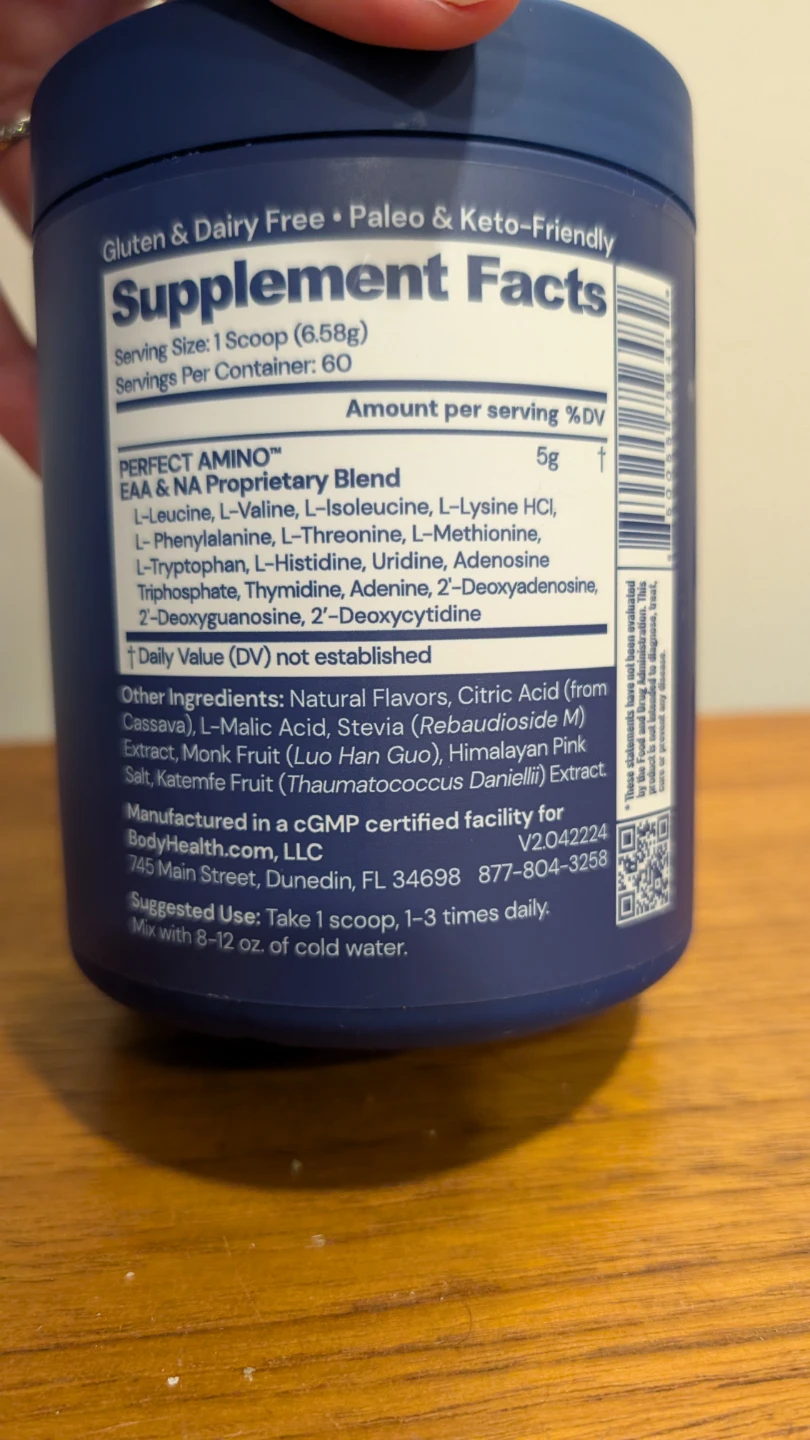 BodyHealth Perfect Amino Mixed Berry Supplement - photo 3
