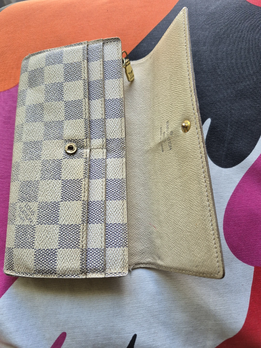 Louis Vuitton Damier Azur Canvas Card Holder - photo 3
