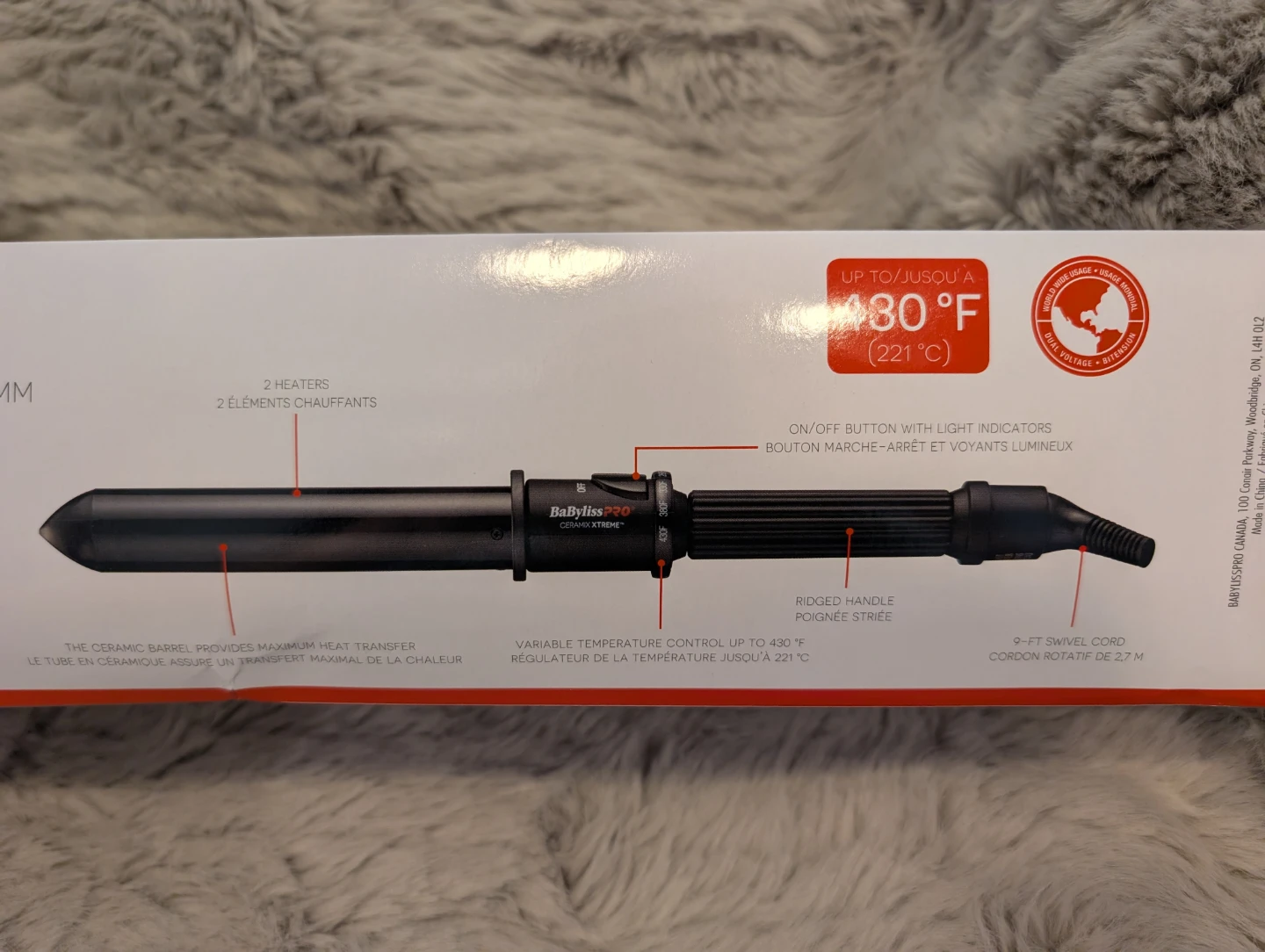 BaBylissPRO CERAMIX XTREME Curling Wand - 1 1/4" - photo 3