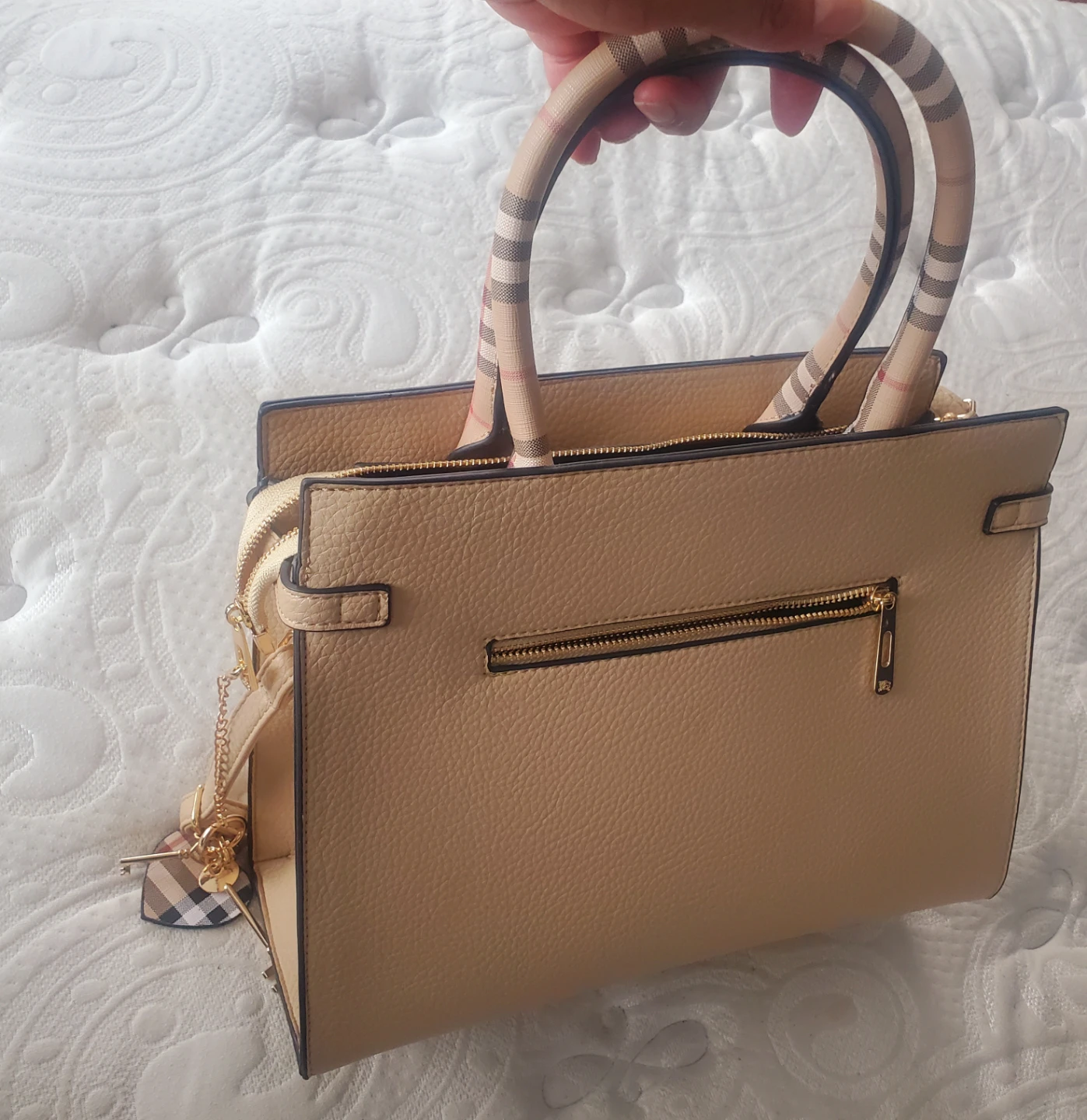 PU LEATHER TOTE HANDBAG - photo 2