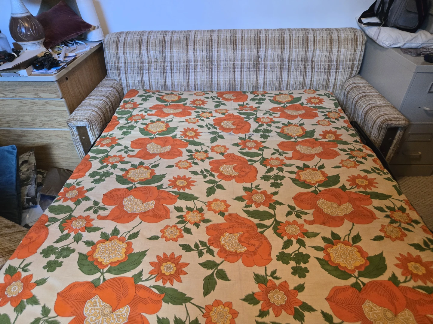 Vintage Plaid Sofa Bed - photo 2