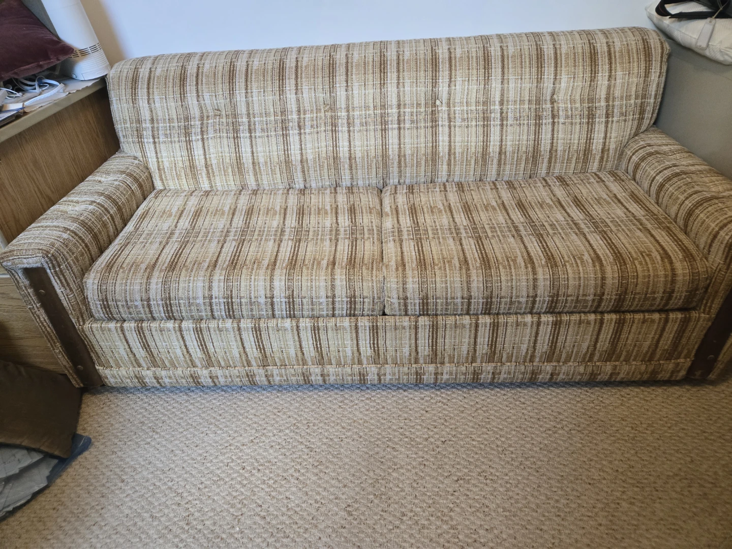 Vintage Plaid Sofa Bed - photo 4