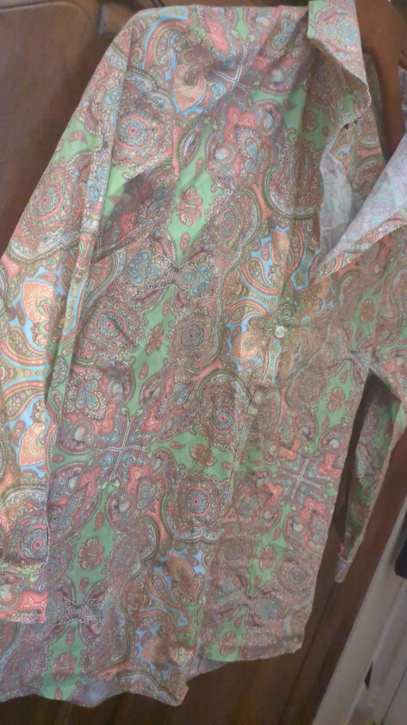 Lands' End Paisley Button-Up Shirt - photo 3
