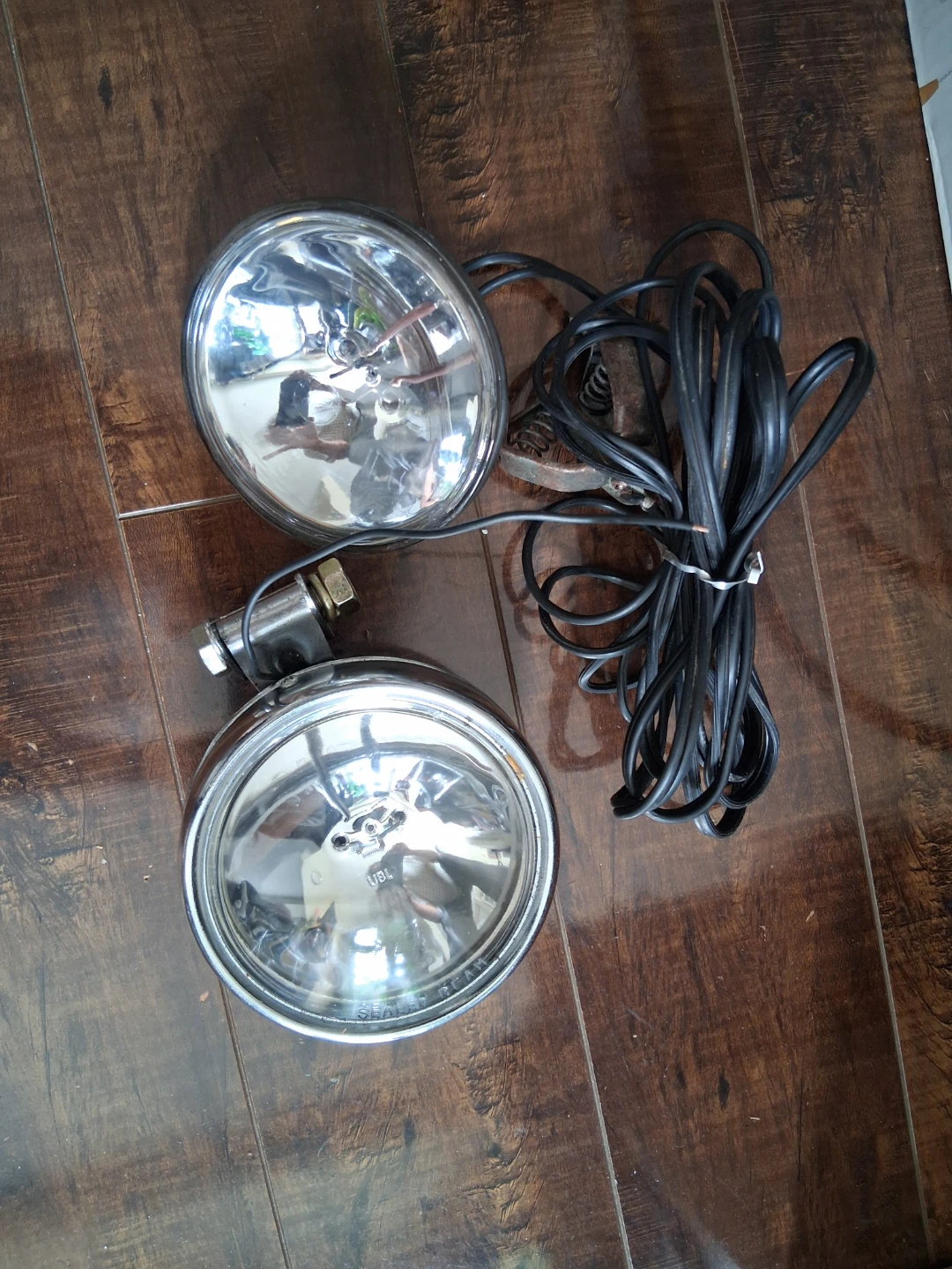 Vintage Spotlights Set in good working condition