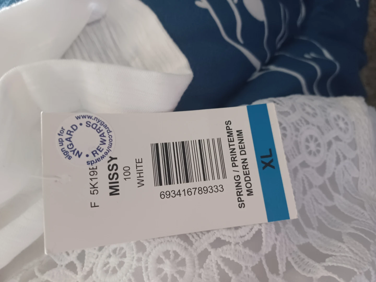Nygard Missy White T-Shirt - XL - photo 3