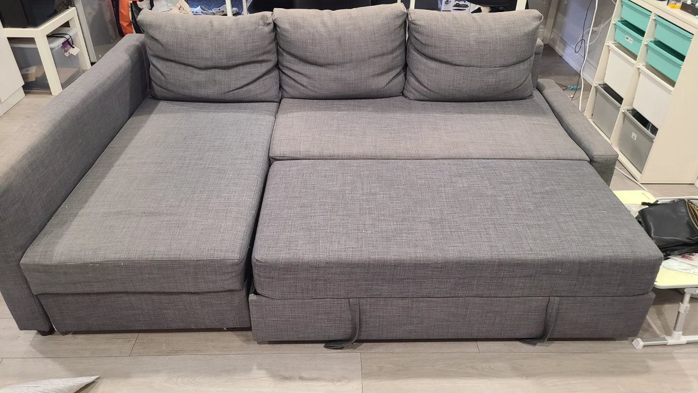 IKEA FRIHETEN Corner Sofa Bed with Storage - photo 2