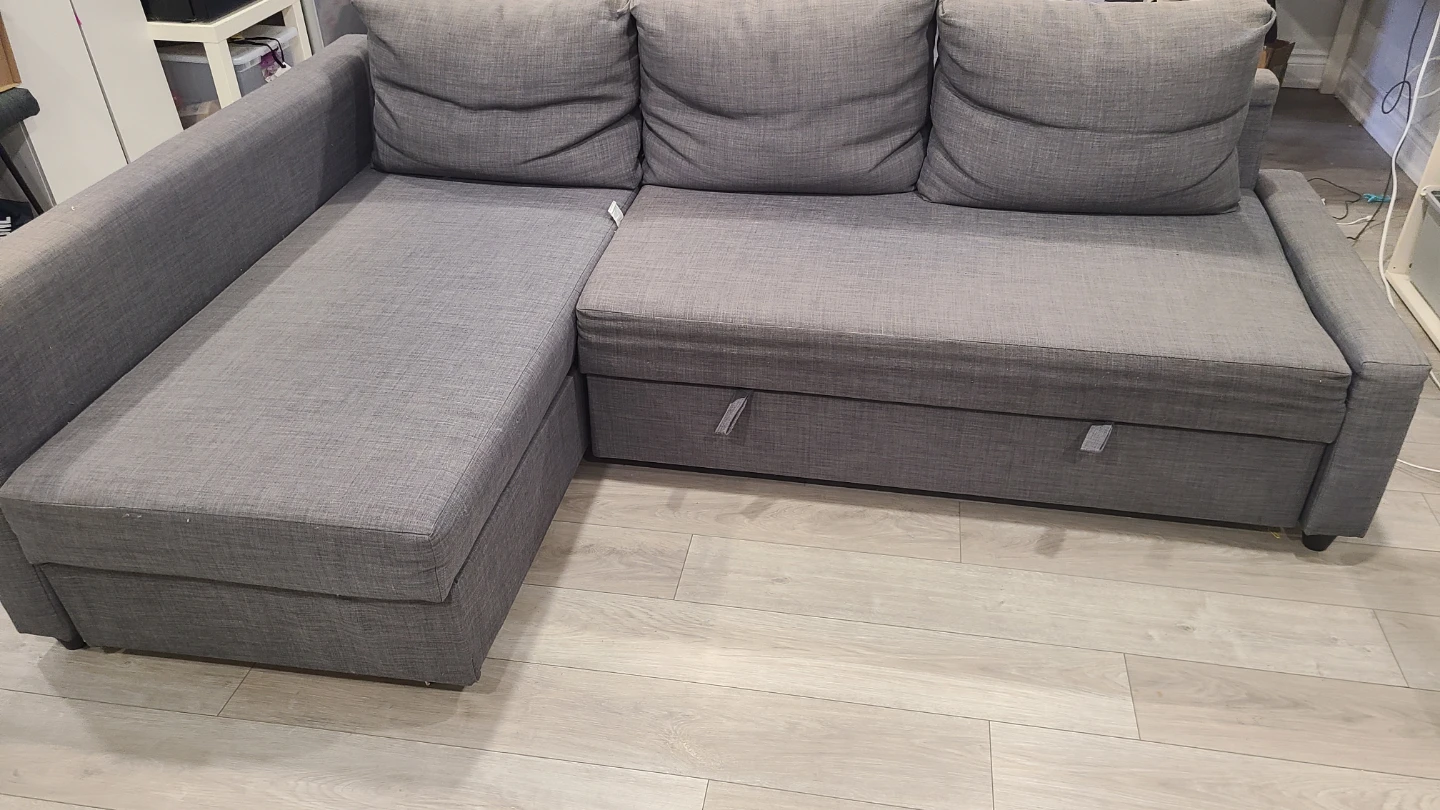 IKEA FRIHETEN Corner Sofa Bed with Storage - photo 3