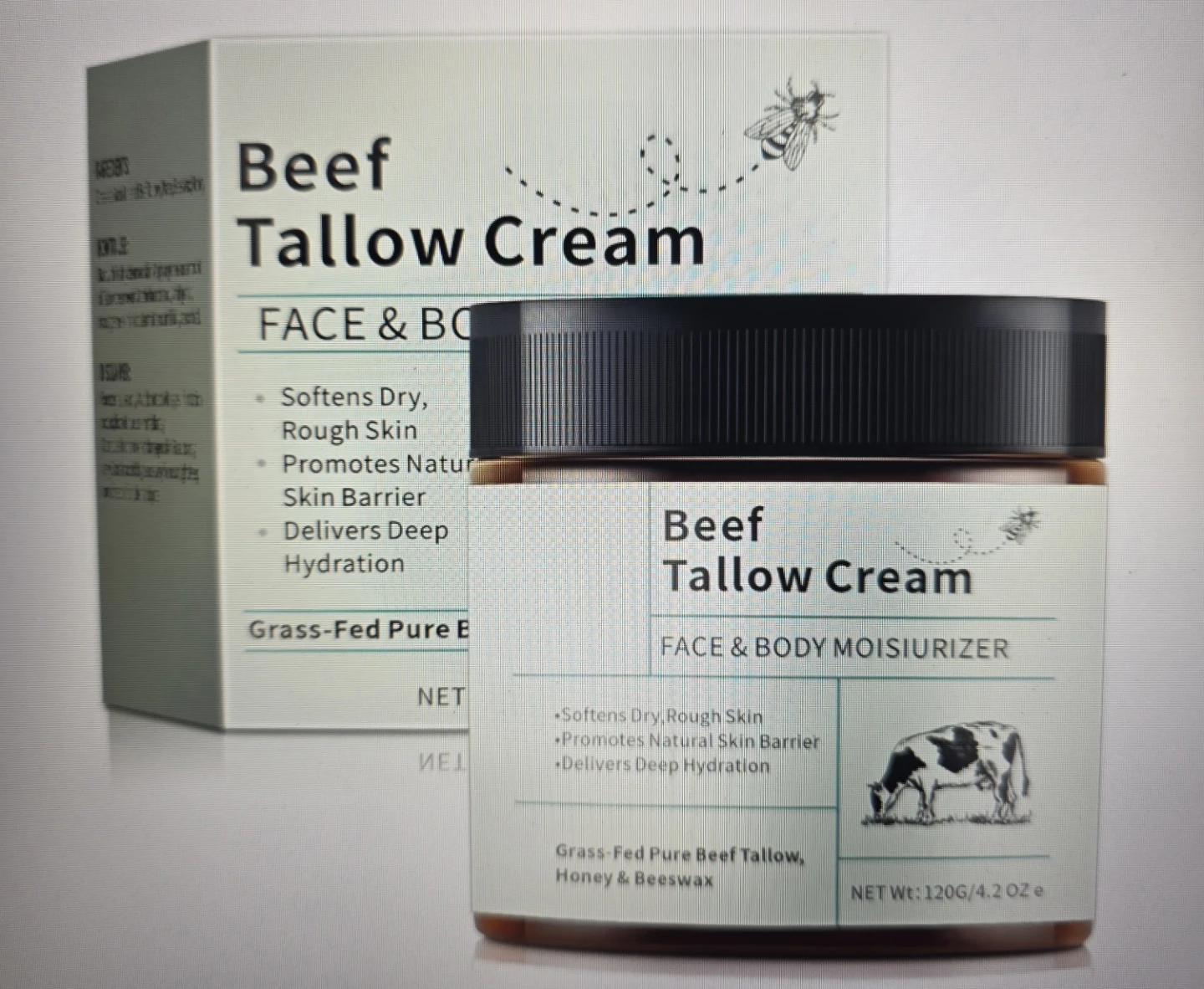 Beef Tallow Cream Face & Body Moisturizer