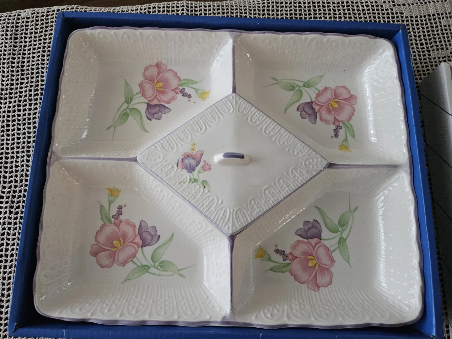 Serving Platter Dish Set with Lid - photo 2